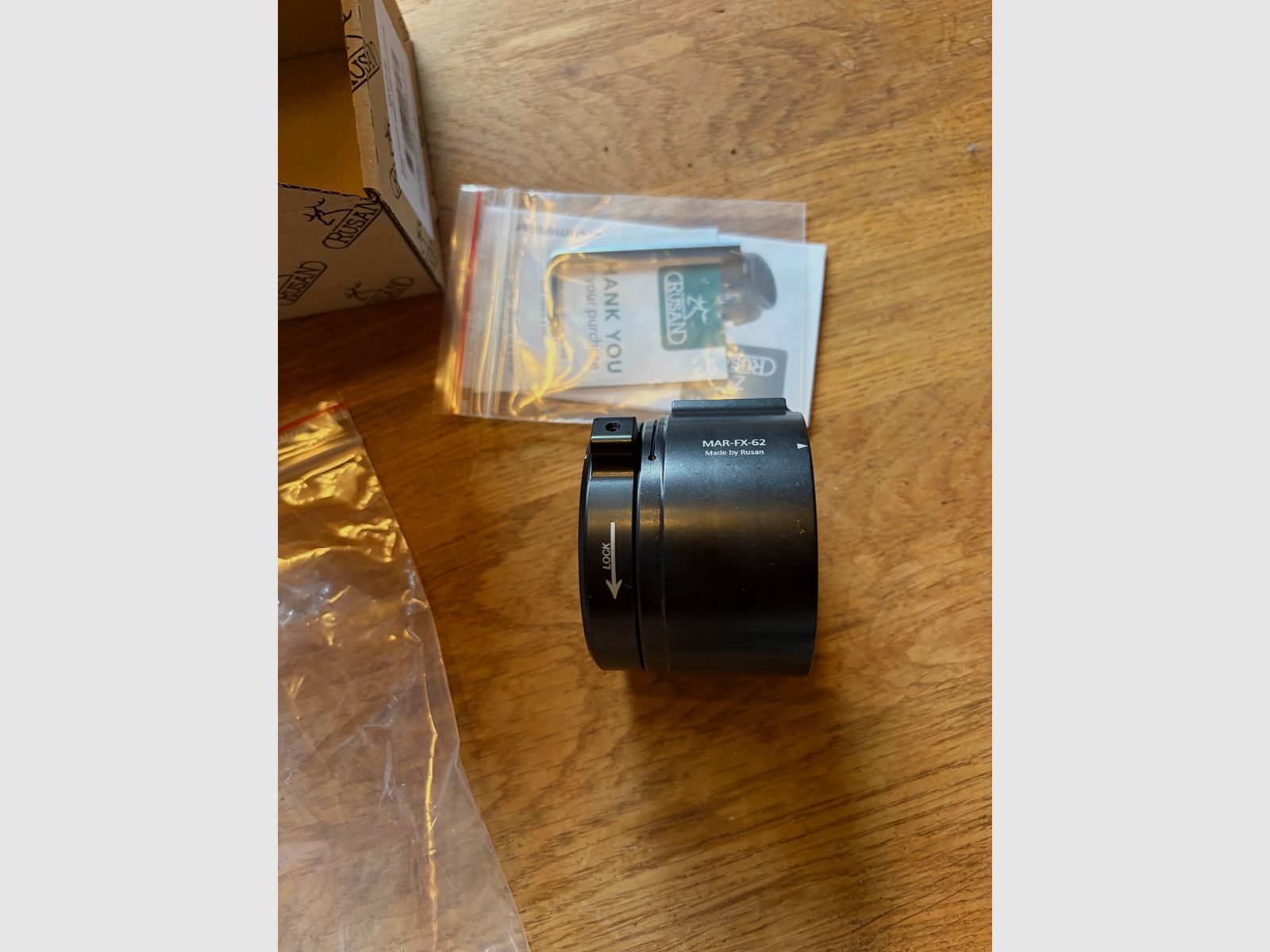 Rusan MAR-FX Modular klemmadapter 62 mm – nowy/nieużywany, zdjęcie 1 z 3