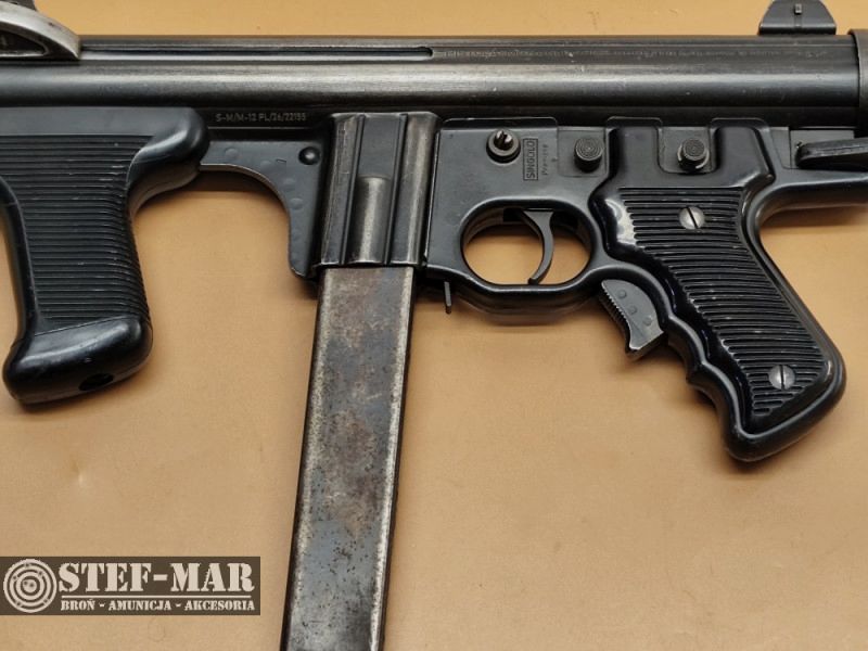 Pistola mitragliatrice semiautomatica Beretta M12 (nera), cal. 9x19mm Parabellum/Luger [M7394], immagine 4 di 13