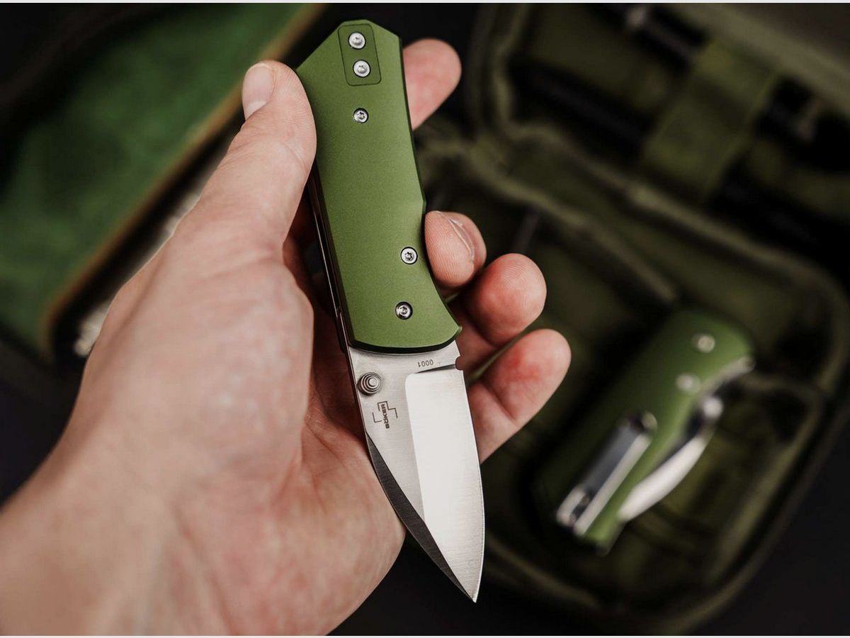 Böker Plus Lefti Verde navaja de bolsillo, Bild 12 von 14