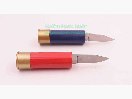 Italienisch - Divers Schrotpatrone mit Klappmesser