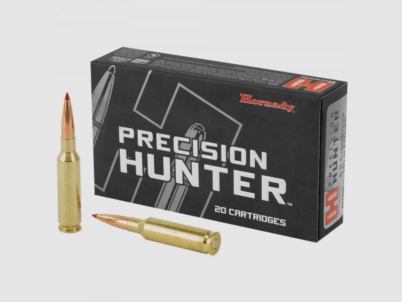 HORNADY PRECISION HUNTER - 6,5 CREEDMOOR - 143 GRS - 20 SCHUSS