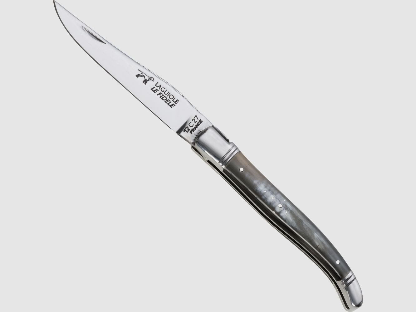 Taschenmesser Horngriff Laguiole LeFidele §42a konform legal führen
