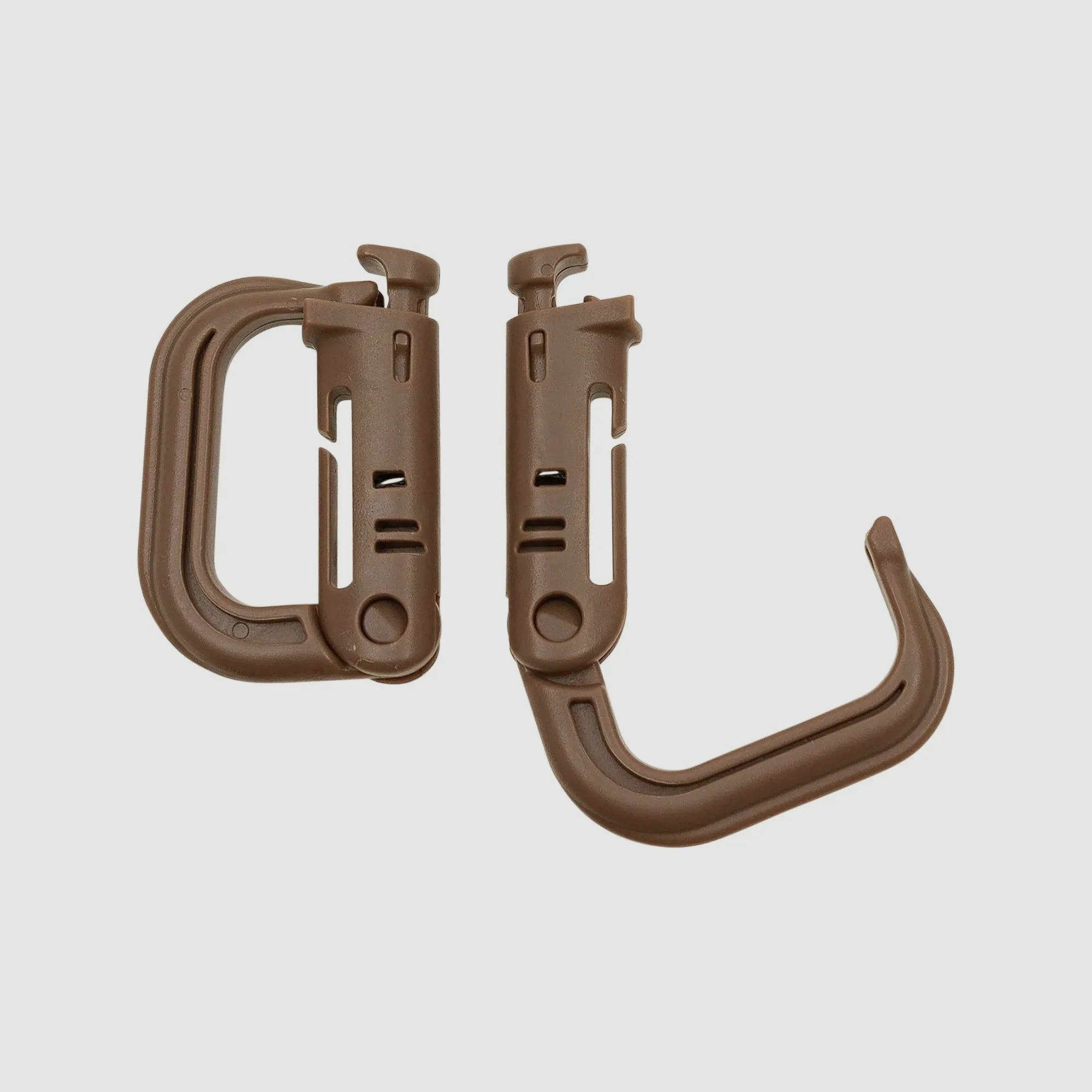 MFH MFH Karabiner Plastik Molle 2er Pack coyote tan