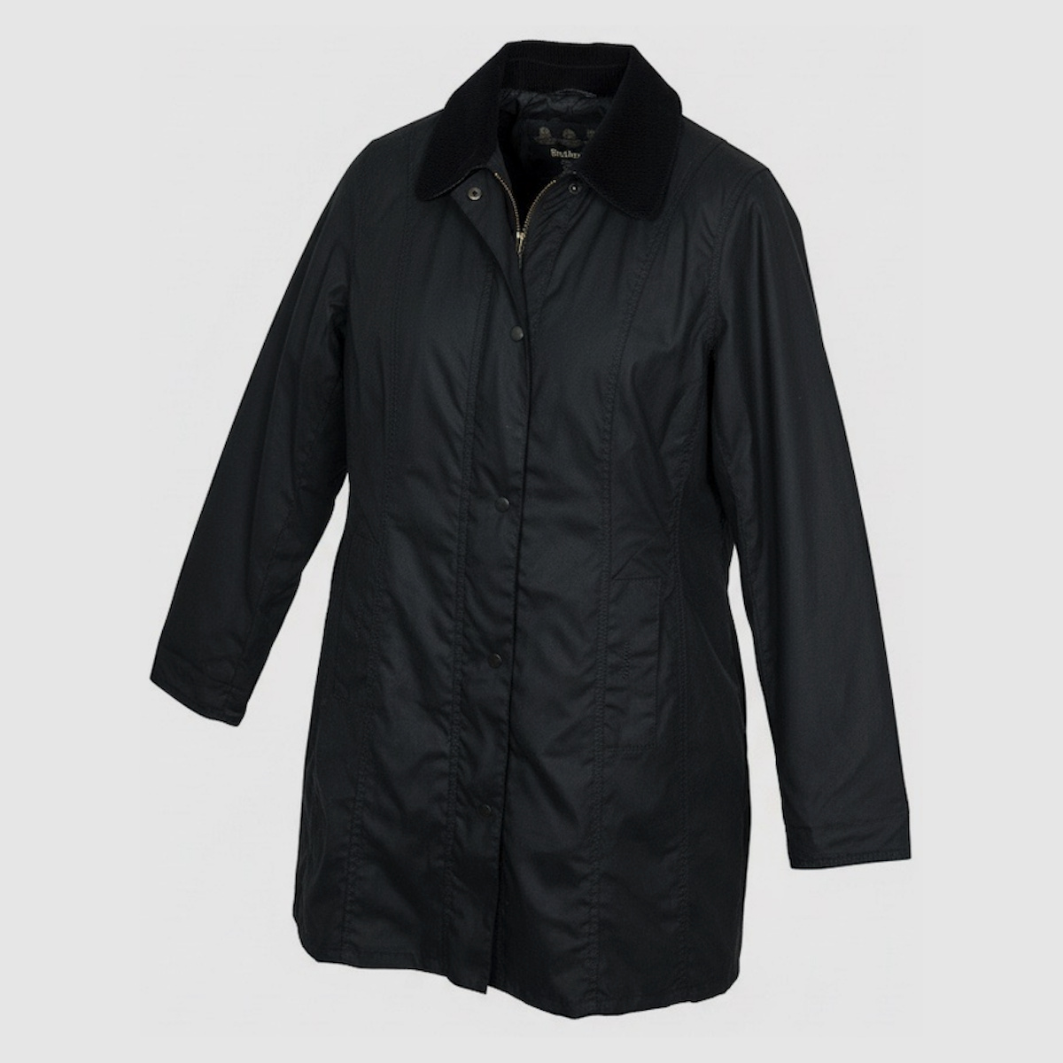 BARBOUR Belsay Chaqueta de Cera para Mujer Negra