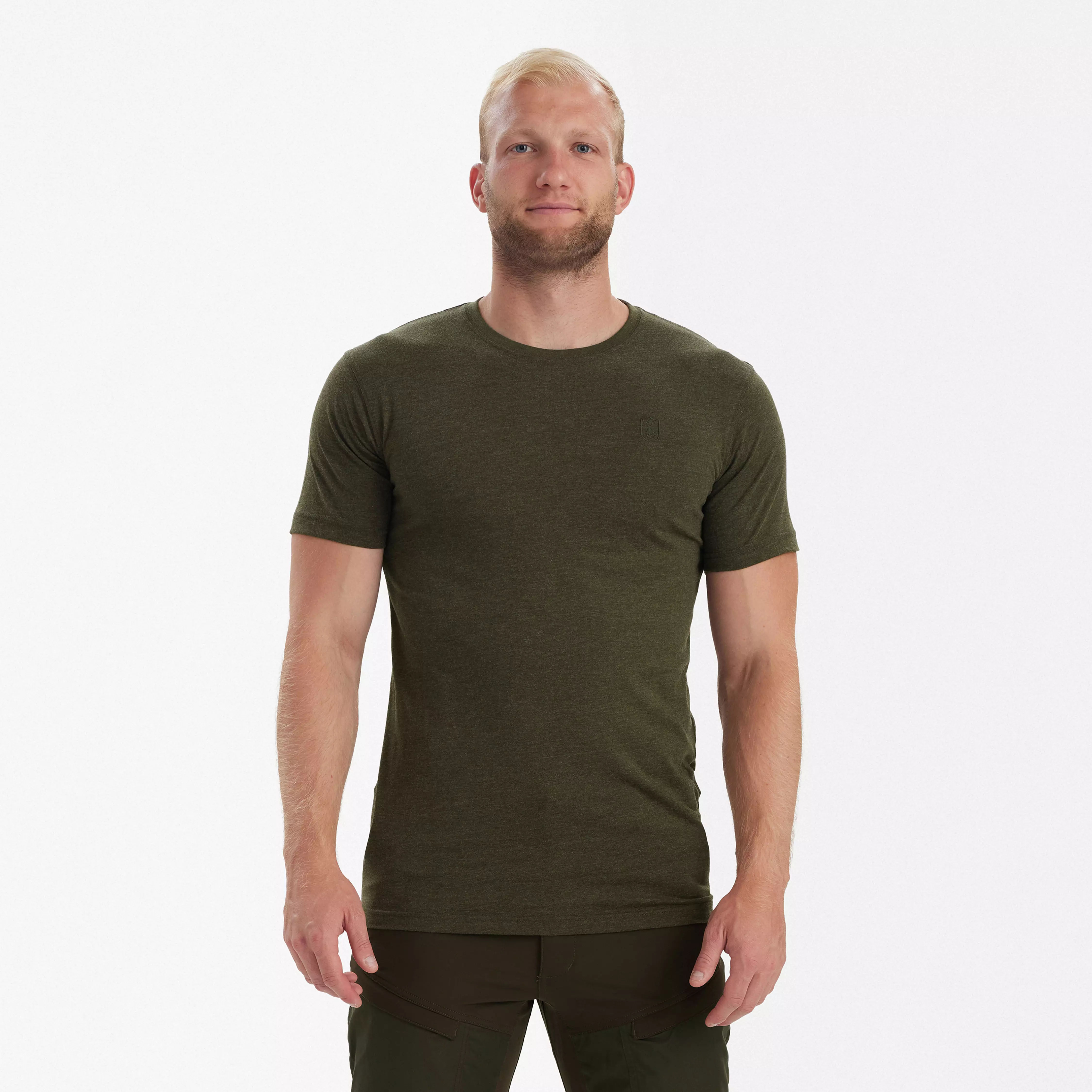 T-shirt basique en lot de 2 - Adventure Green Melange, image 2 sur 7