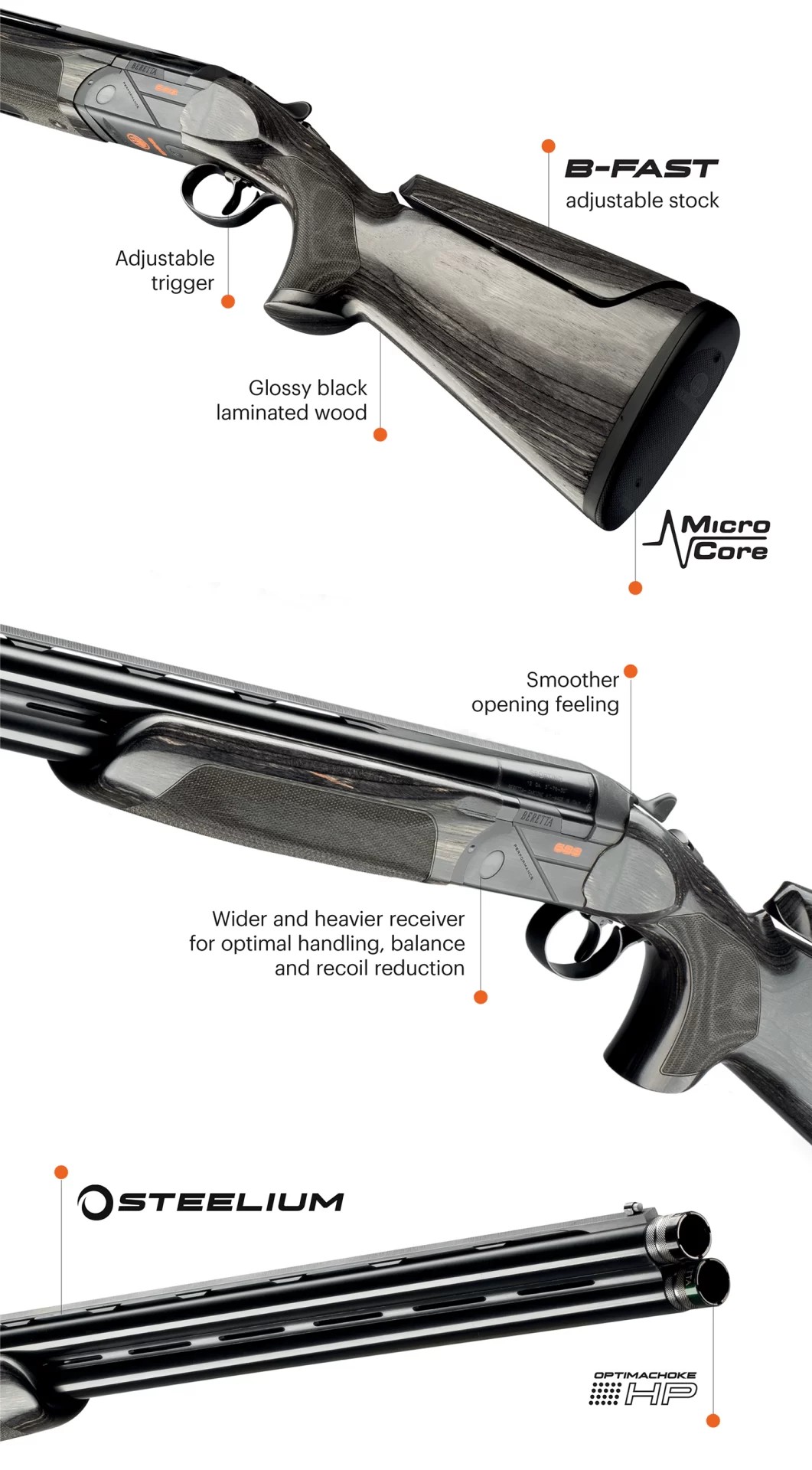 Beretta 688 Sporting, kal. 12/76, billede 6 af 9