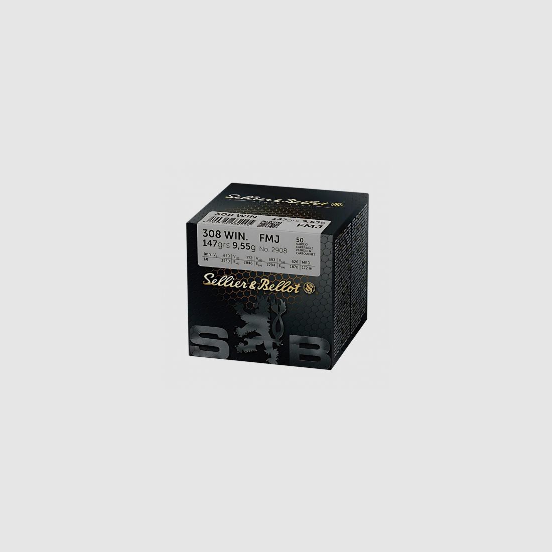 Amunicja Sellier&Bellot .308 Win 147 gr/9,55g FMJ