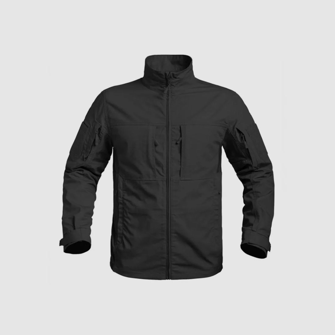 Kurze Fighter Jacke schwarz 8 Taschen Reißverschluss Ripstop M bis 3XL, Bild 10 von 19
