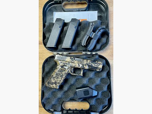 Customized Glock 17 Gen4 9mm Luger komplett set  - überarbeitet
