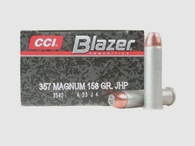 CCI Blazer Aluminio .357 Mag. 158GR JHP 50 cartuchos