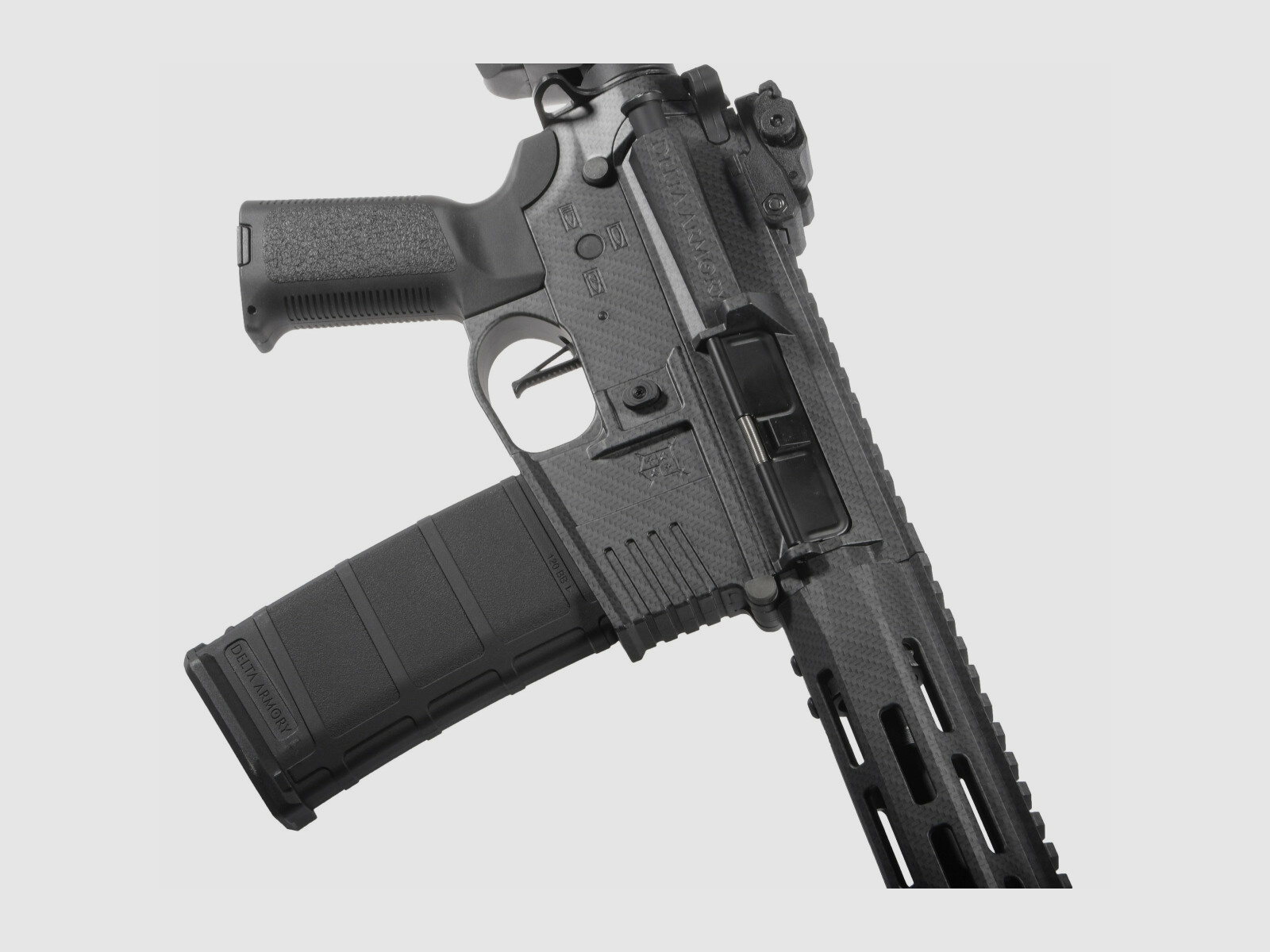 M4 AR15 M-LOK 8 pollici CHARLIE EAGLE ETU Carbon S-AEG Fucile Airsoft Libero da 18 anni | Delta Armory