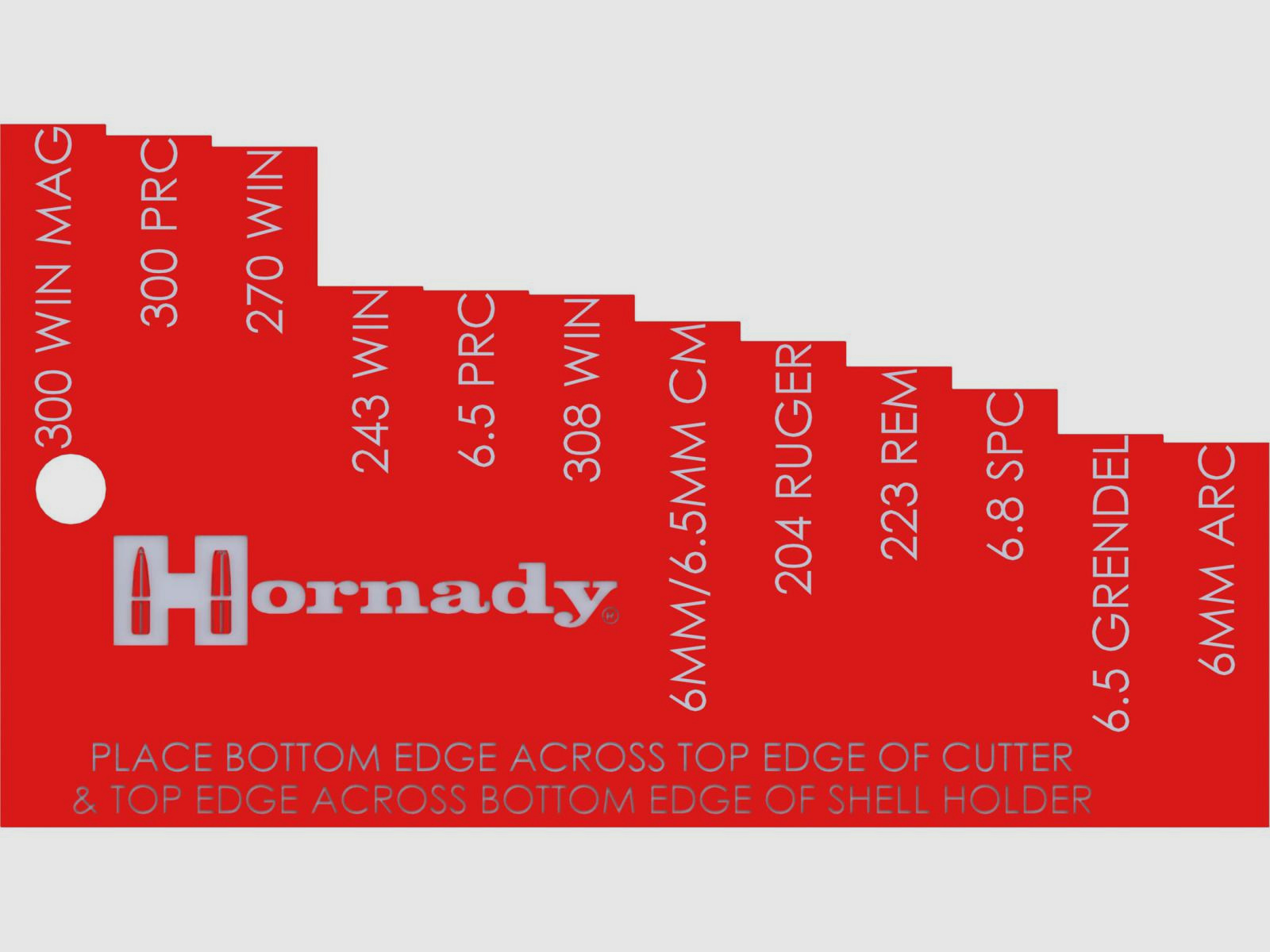 Hornady Case Trim Gauge per calibri da fucile / calibro di custodia