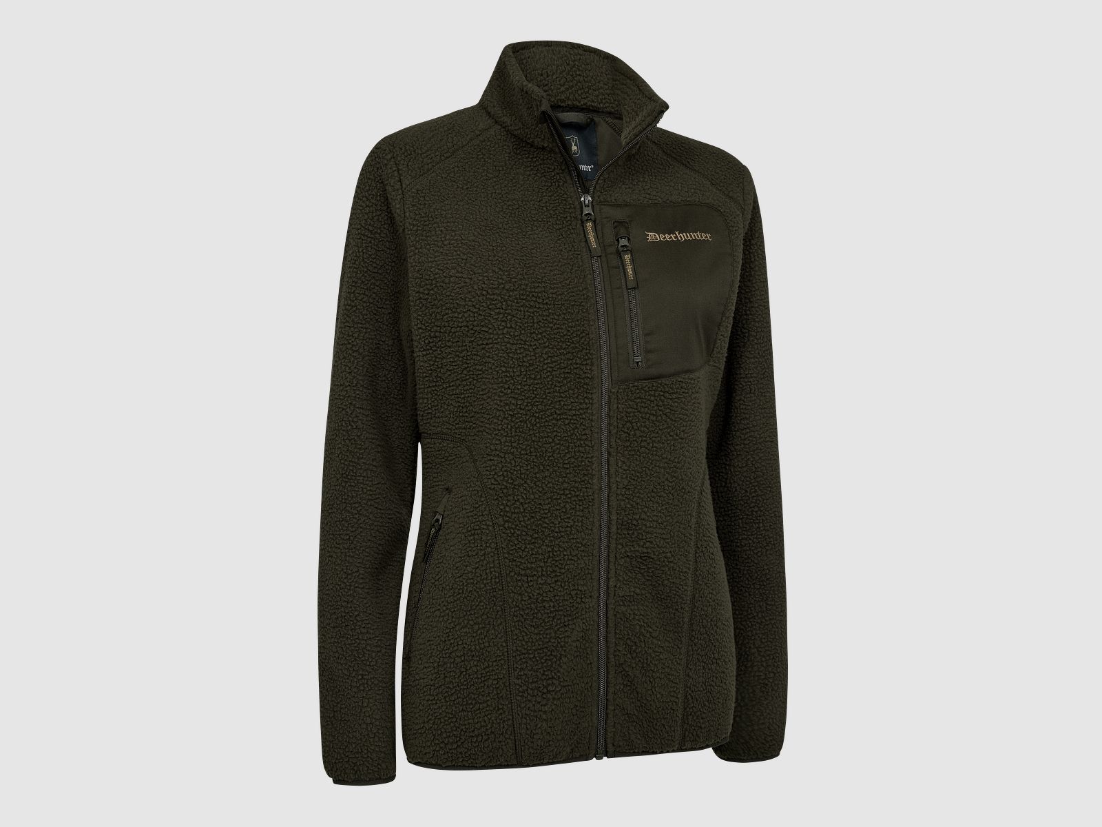 Lady Atlas Fleece Jacke - Forest Green – Kleidergröße Damen: 38