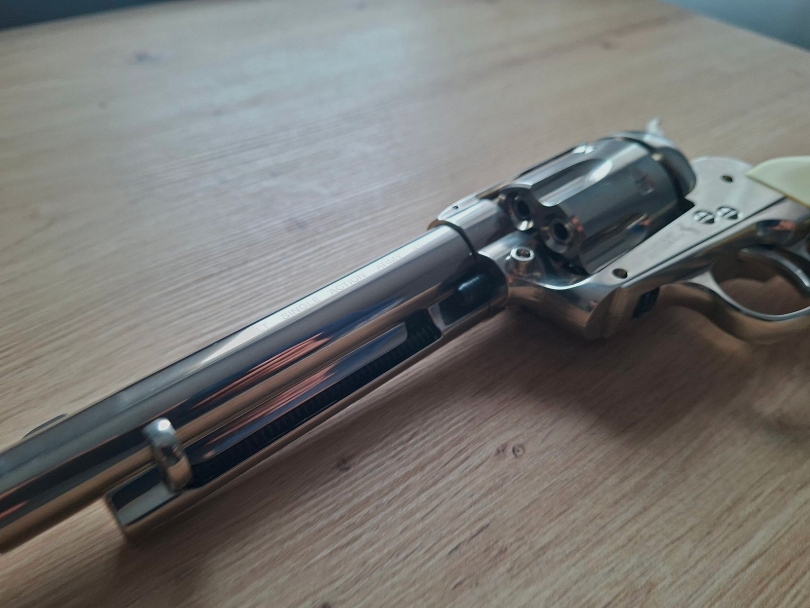 Colt Single Action Army® SAA Co2-Revolver wykończenie niklowe kaliber 4,5 mm Diabolo (P18)