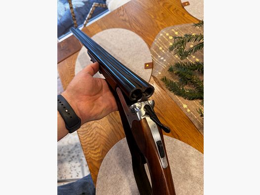 kurze Kutscherflinte, Doppelflinte Mercury Light im Kaliber 12/70