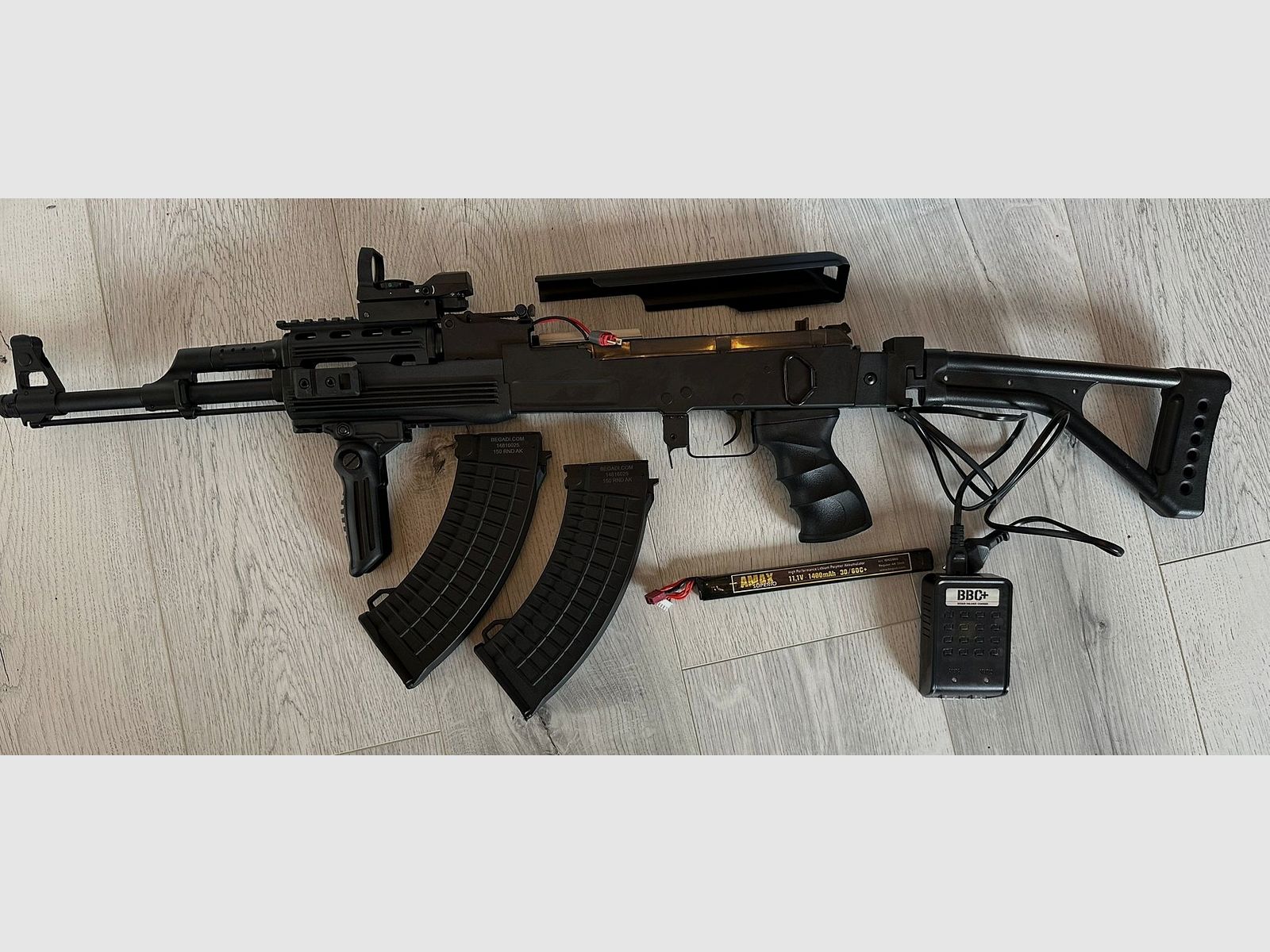Begadi AK "Tactical" Sport -GEN.5- Upgrade S-AEG mit Variohead, PRO HopUp & Begadi CORE EFCS / Mosfet