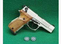 Walther CP88 - CO2 Sport Pistole, vernickelt/Holz