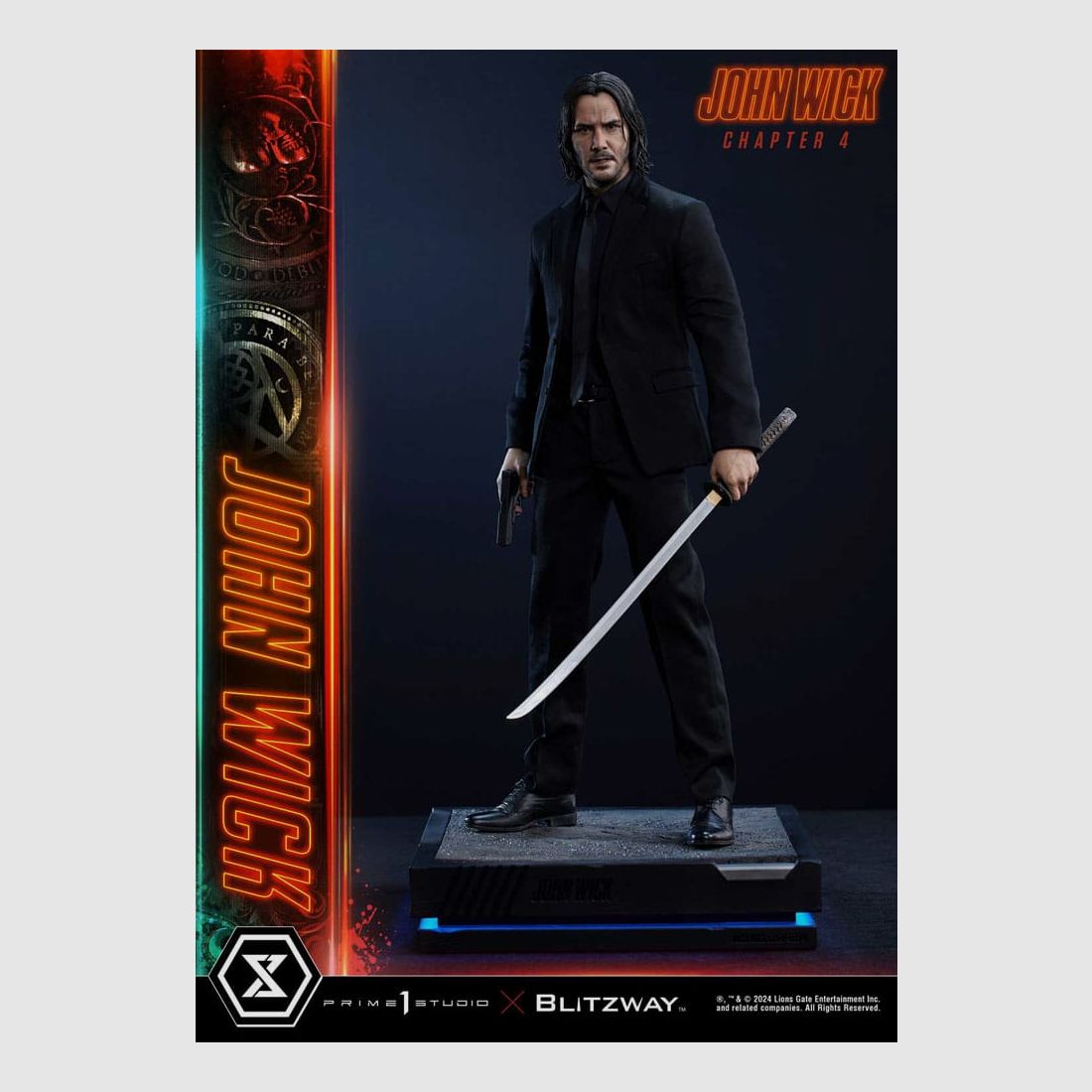 John Wick Chapter 4 Ultimate Premium Masterline Series Statue 1/4 John Wick Deluxe Bonus Version 54 cm | 43383