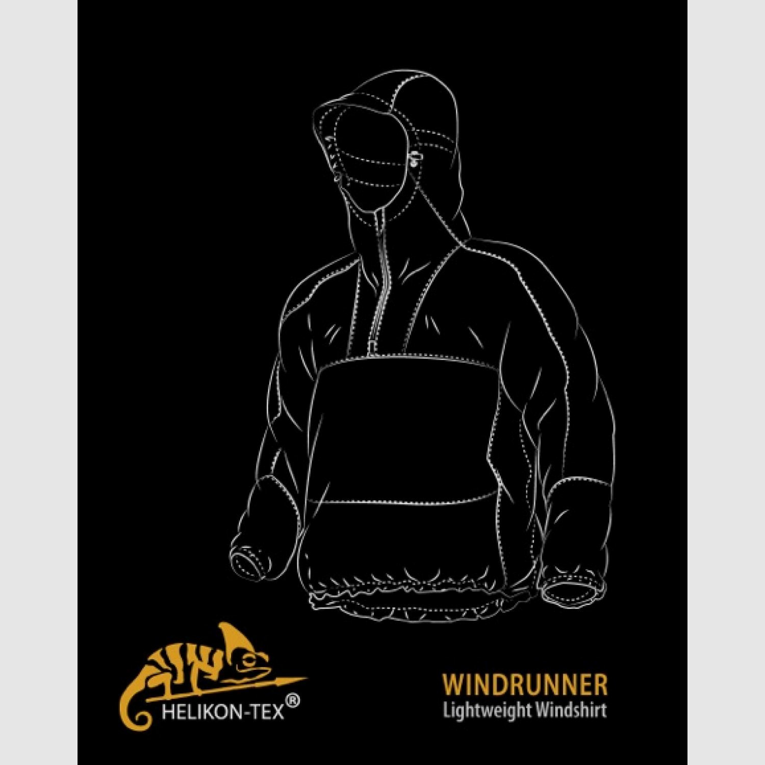 HELIKON-TEX WINDRUNNER® Light Windshirt-WindPack® US WOODLAND