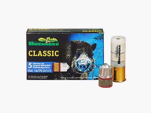 Brenneke Classic .16/70 27g 5 cartridges