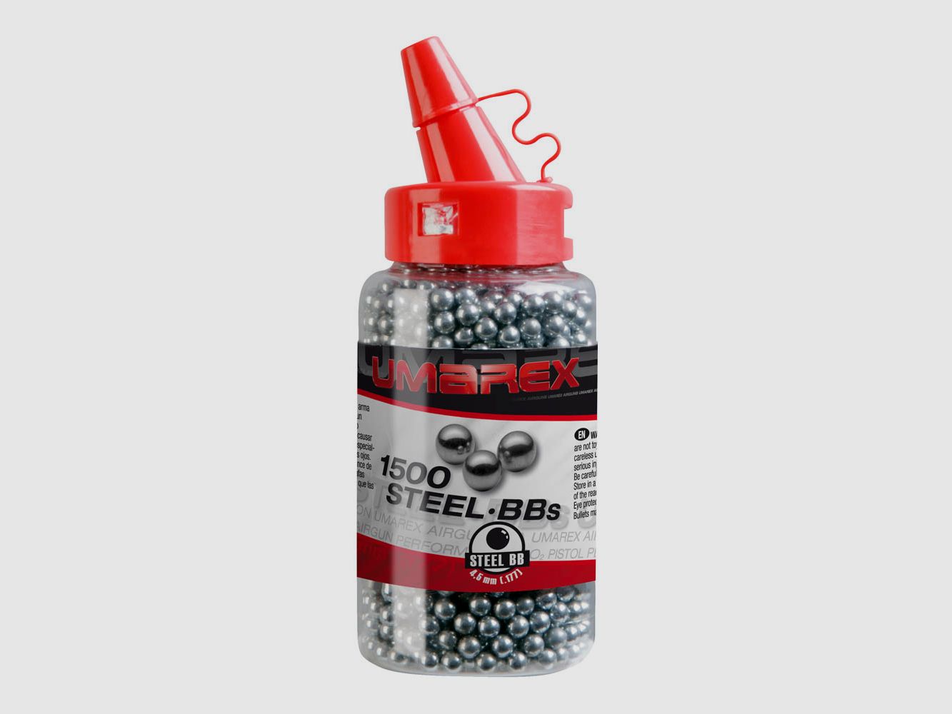 Umarex 4.1660-1 Steel BBs Diabolo 4.5 mm .177 1500 shots bottle