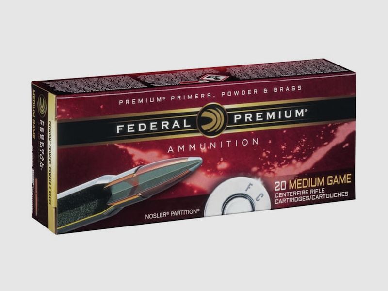 Federal Premium Nosler Partition .270 Win. 130GR 20 Patronen