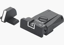 LPA SPR96BE18 Mikrometer-Visiersatz für Beretta 92 Stock und Brigadier – White Outline