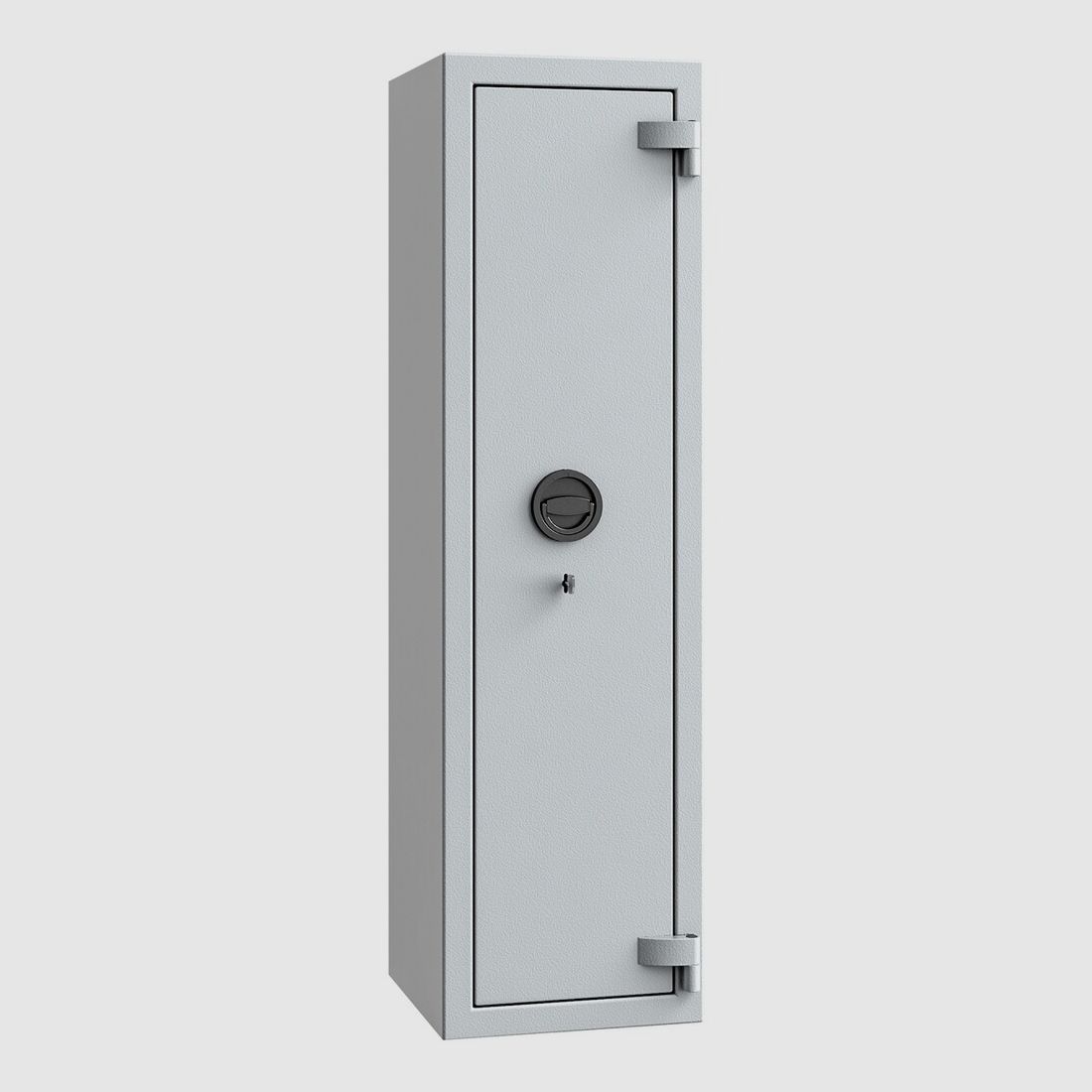 ISS Steel Gun Cabinet Lucerne N/0 for 5 Long Guns (light gray, with double-bitted lock), image 2 of 3