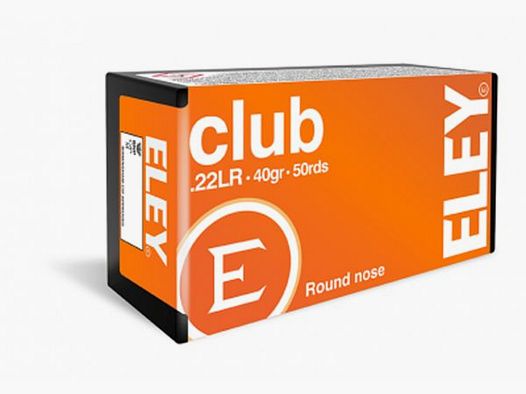 Eley Kal.22 LR 2,6g/40gr Round Nose Club 50 Stk