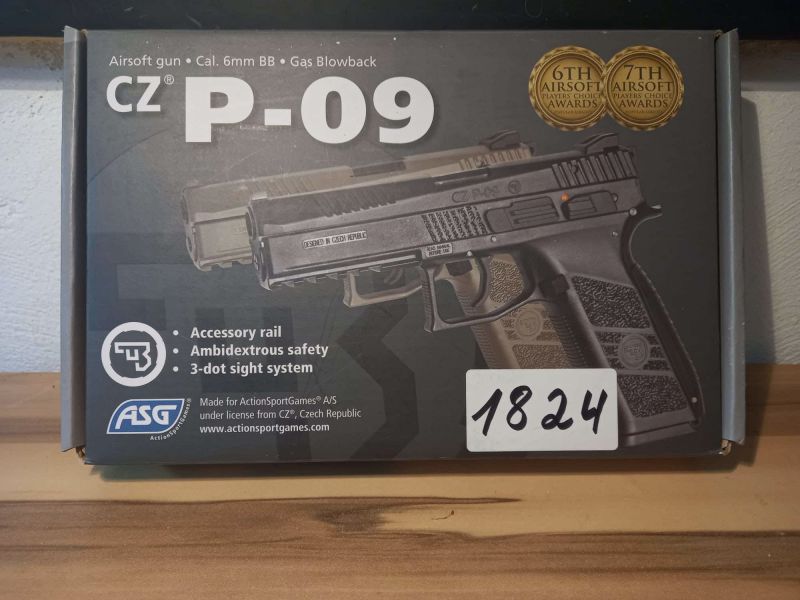 CZ P-09 - ASG - GBB - Airsoft