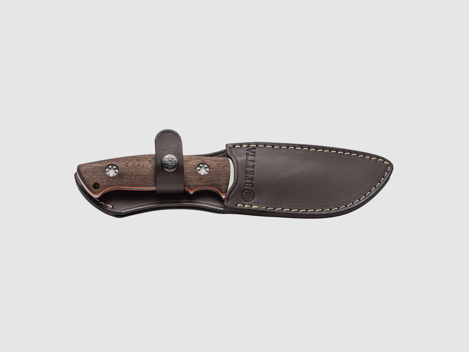KNIFE – BERETTA – ELAND FIXED BLADE KNIFE BROWN & ORANGE, image 3 of 3