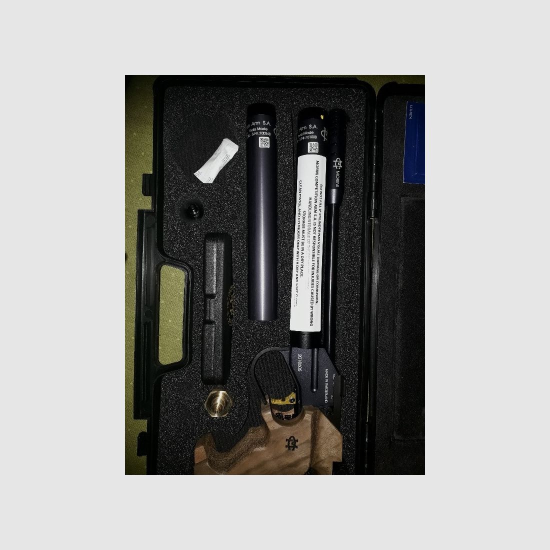 Morini LP CM 162 EI - Titan mit elektronischem Abzug und 2 Kartuschen - NEU - 