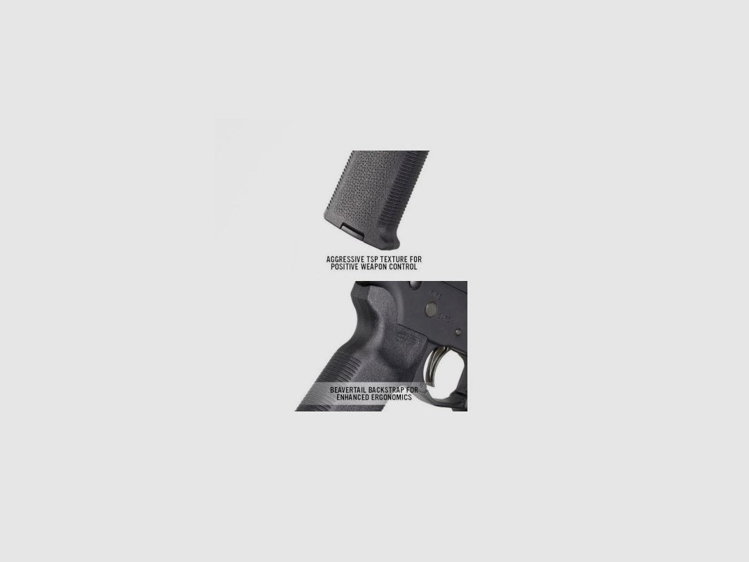 MAGPUL - MOE-K2 Griff AR15/M4 Schwarz, Bild 2 von 7