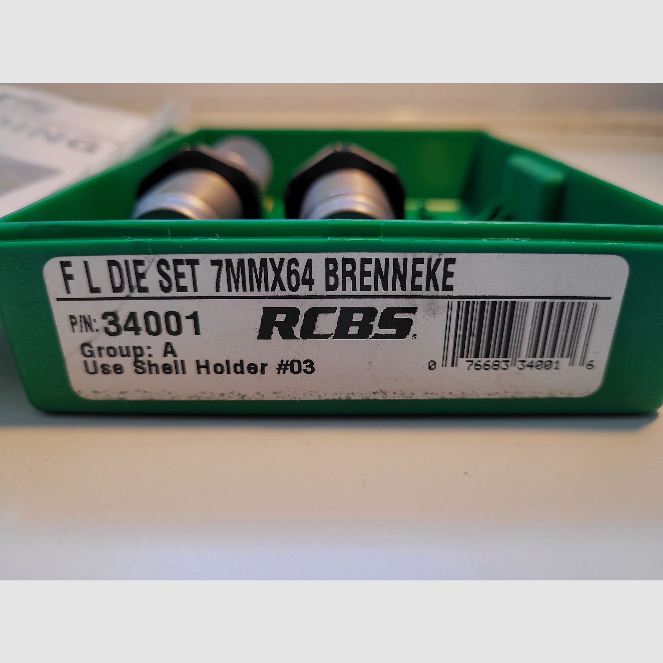 7 x 64 Brenneke RCBS Matrizensatz, Art-Nr.: 34001