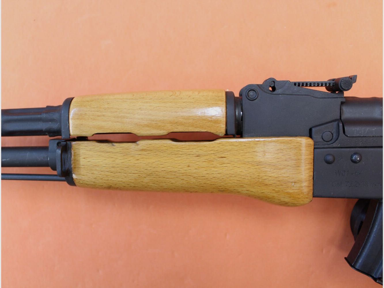 Cugir Ha.Fucile 7,62x39 Cugir WS1-64: Sistema Kalashnikov, canna da 425mm/ calcio pieghevole, COME NUOVO