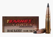 Barnes VOR-TX .300 AAC Blackout 110GR TAC-TX Flat Base 20 Patronen