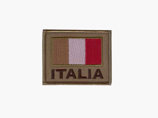 PATCH – RECTANGULAR ITALY EMBROIDERY LOW VISIBILITY MIT RAHMEN