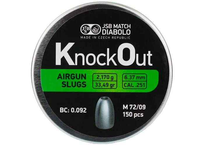 JSB Knock Out 6.37 mm HP 33,49 grain (.251)