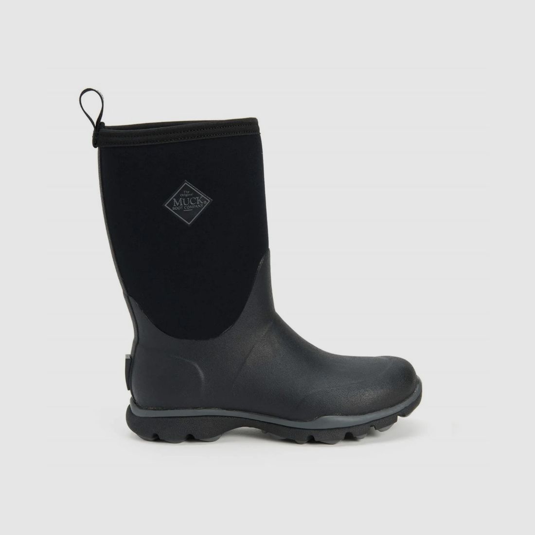 Muck Boots Men's Arctic Excursion Short bottes – Couleur noir / gris moyen, image 1 sur 8