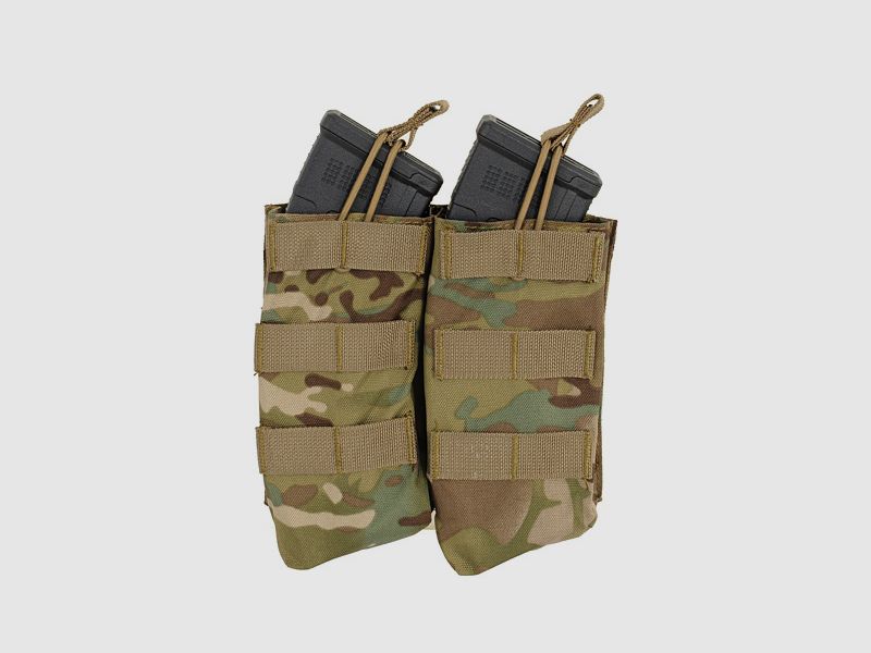 Open Top Double 7.62x39 AK Mag Pouch - Multicamo