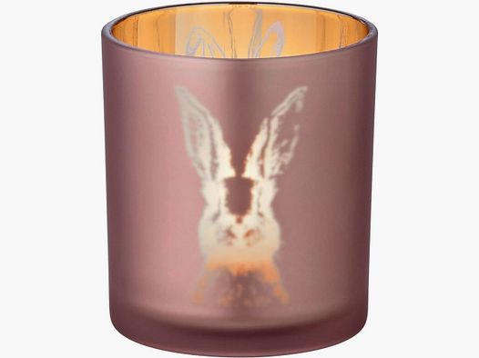 Teelichtglas Hase