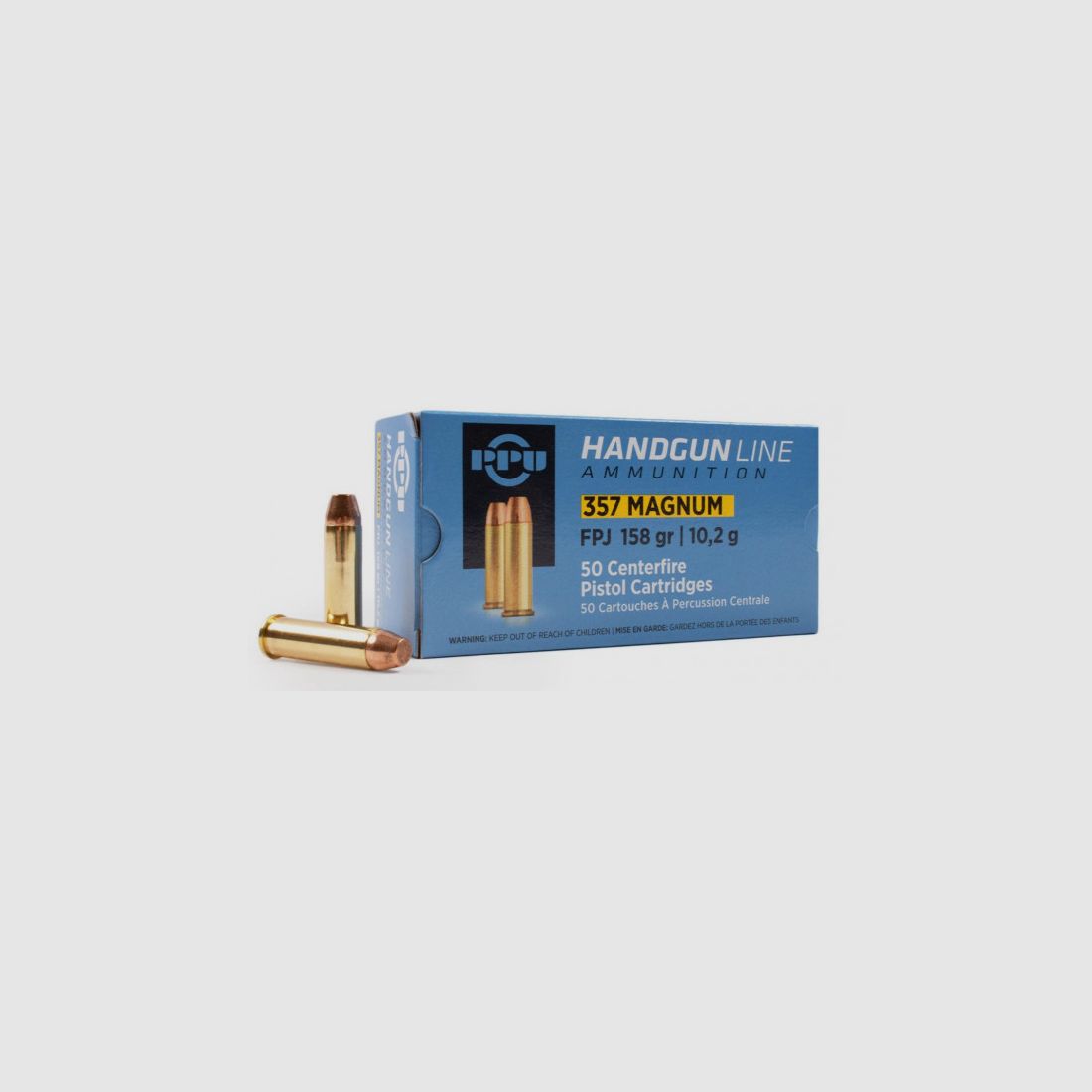PPU .357 MAGNUM - 158GRS FPJ. - 50 SCHUSS