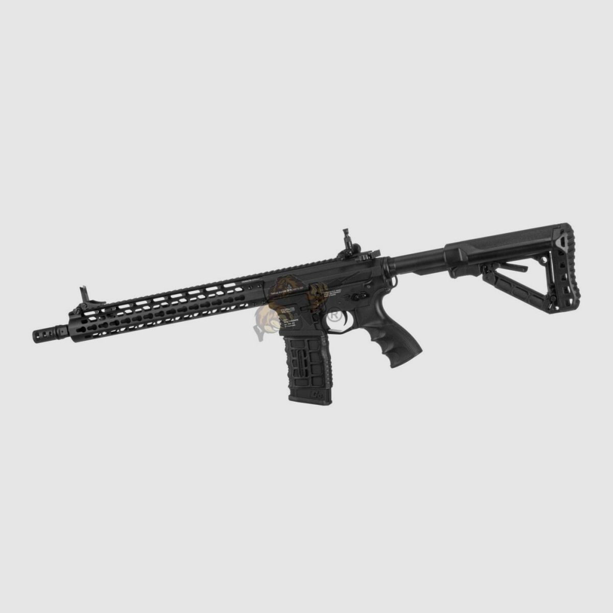 G&G GC16 Wild Hog 13.5" with ETU in Black Airsoft S-AEG free from 18
