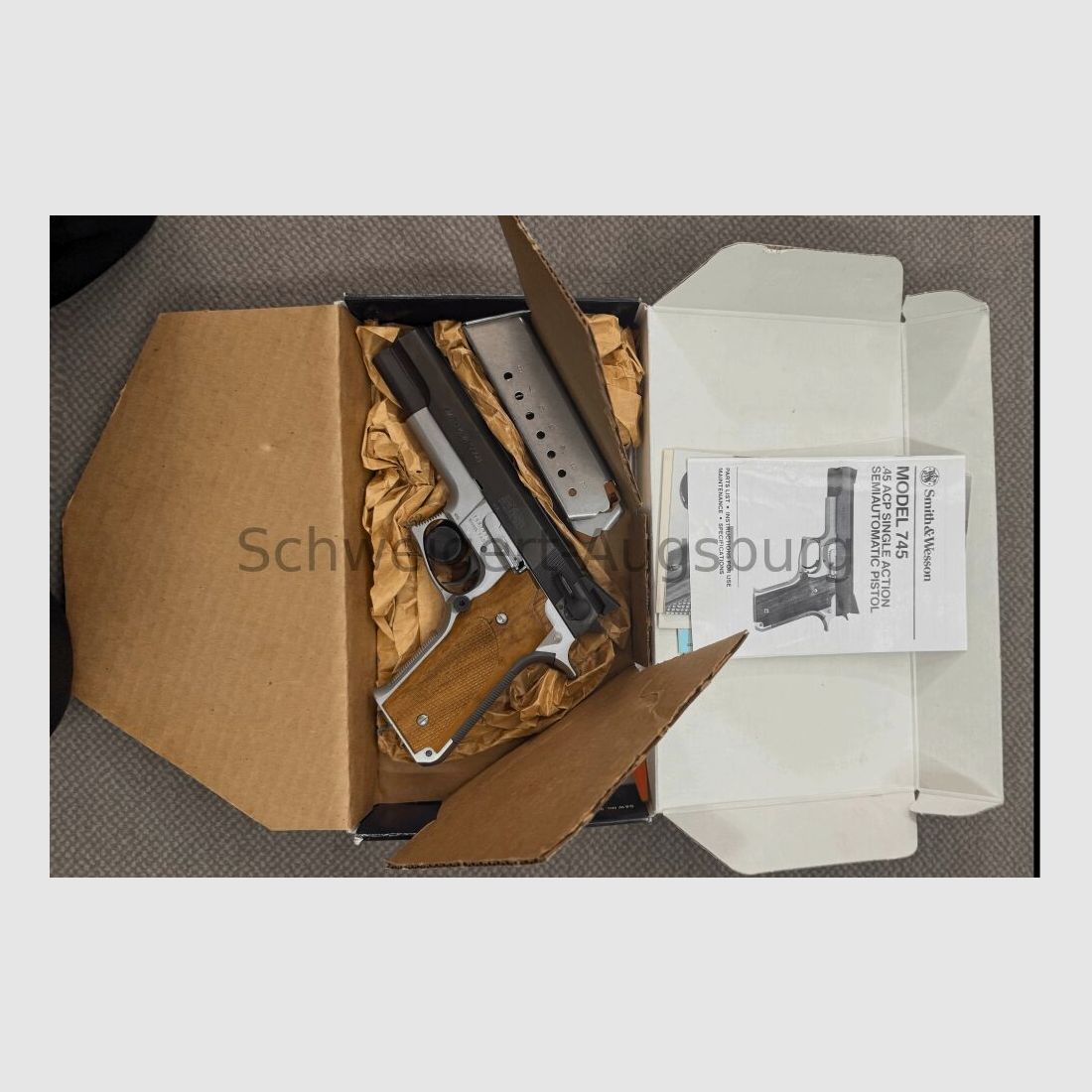 Smith & Wesson 745 Stainless / Black .45Auto
