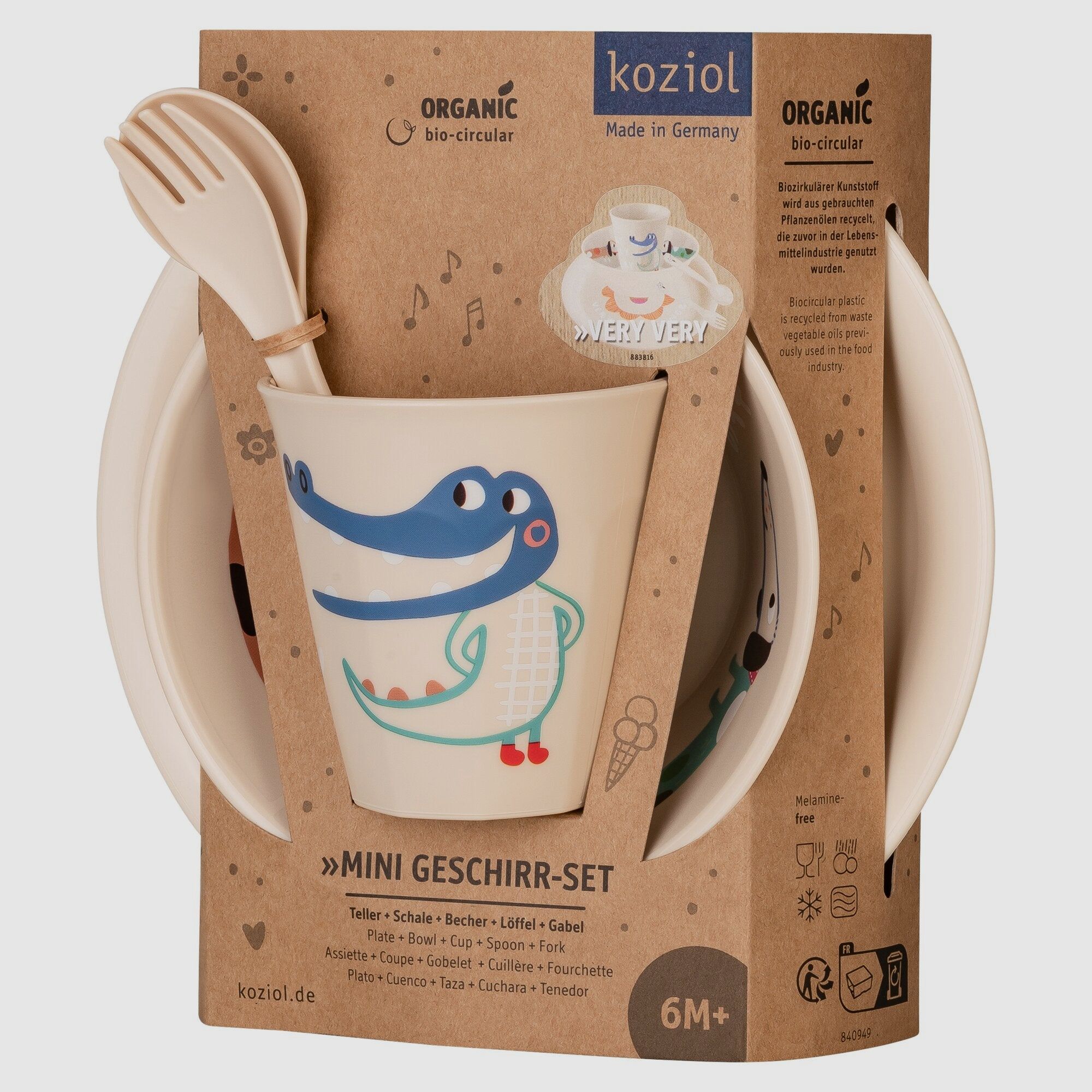 Children's Dinnerware Very at Home 4-Piece Set, image 3 of 3