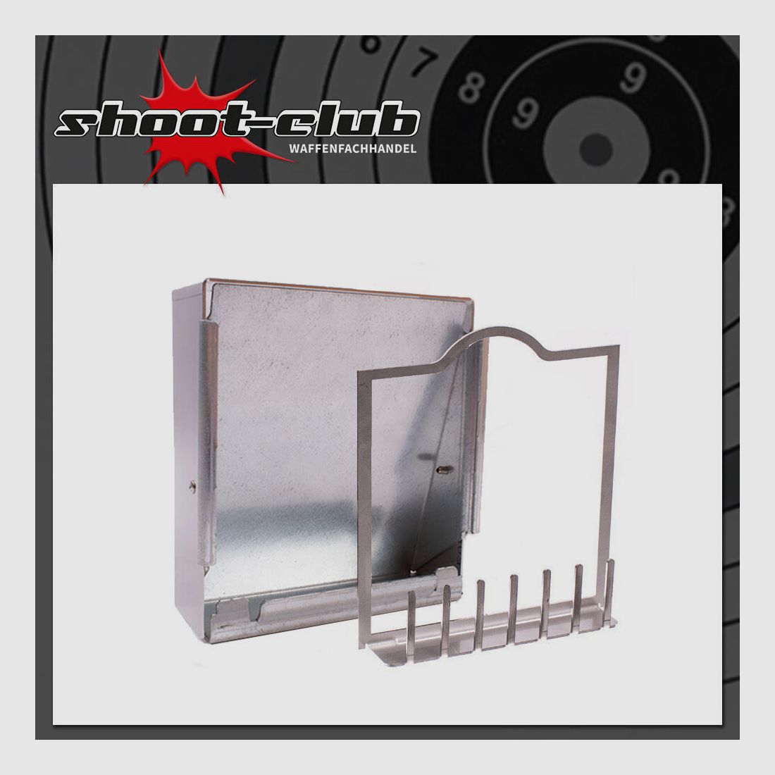 xxx scatola per bersagli in acciaio inossidabile / trappola per proiettili + tubo sonoro