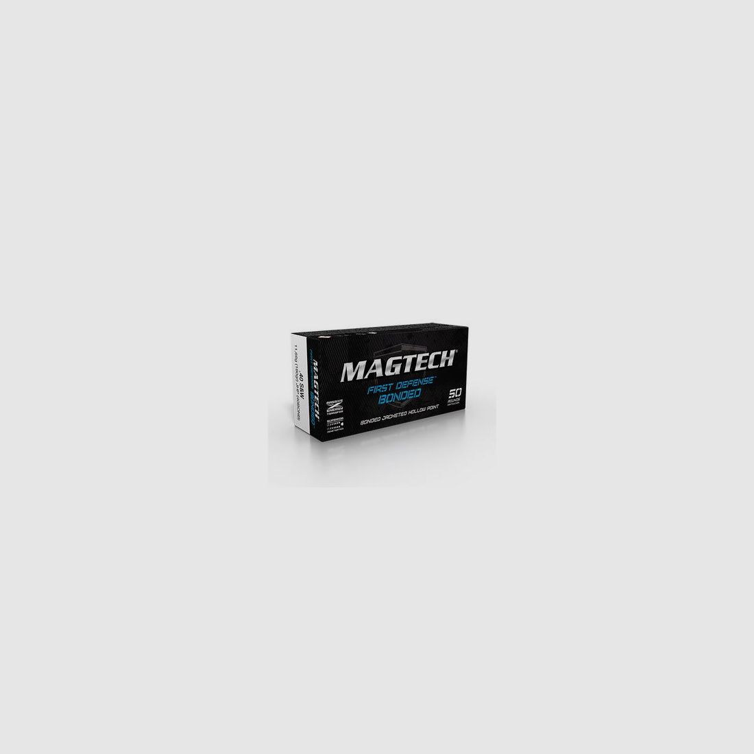 MAGTECH 40 S&W 180 GRS / 11.7 G FIRST DEFENSE BONDED JHP 50 PCS, image 1 of 2