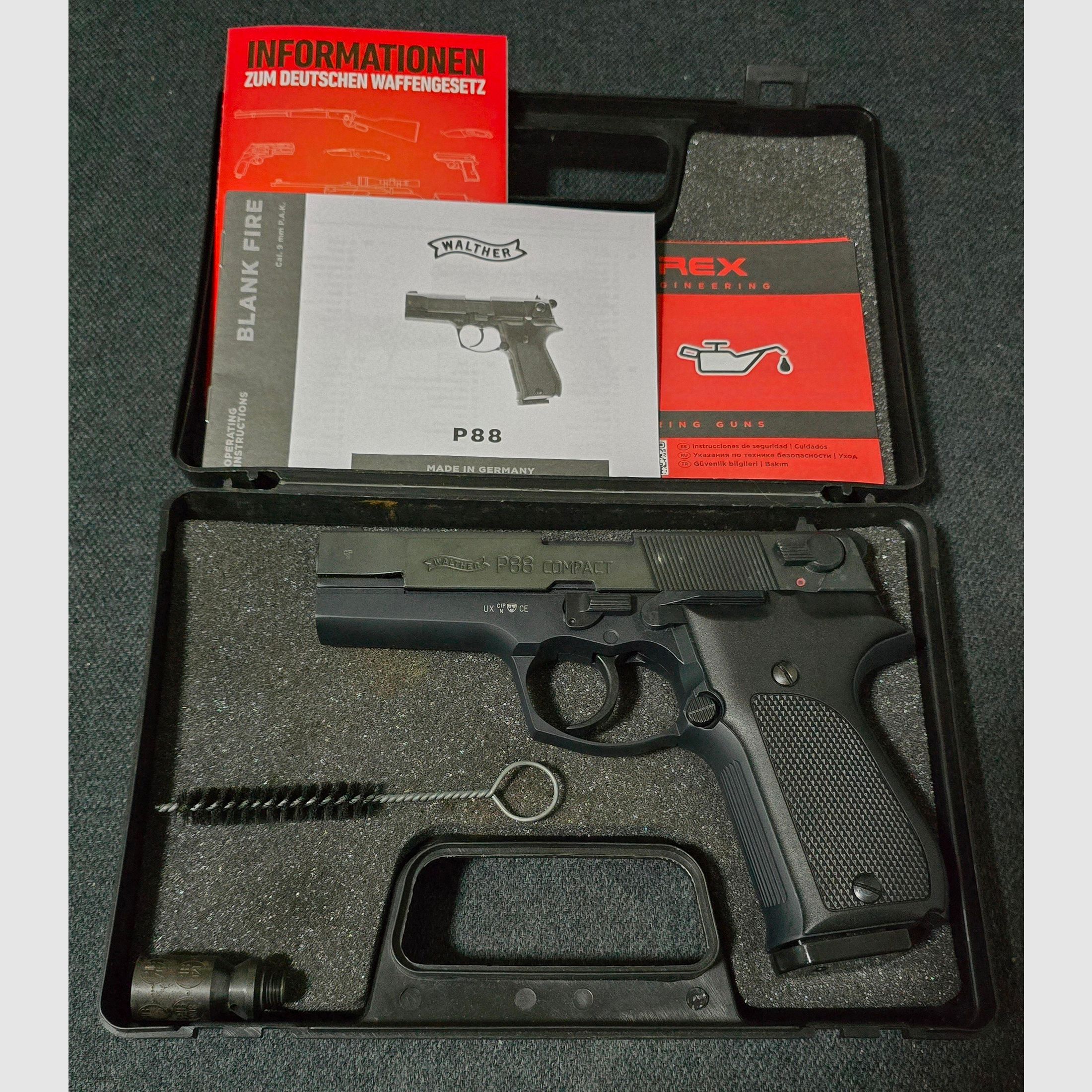 Walther P88 blank firing 9mm PAK
