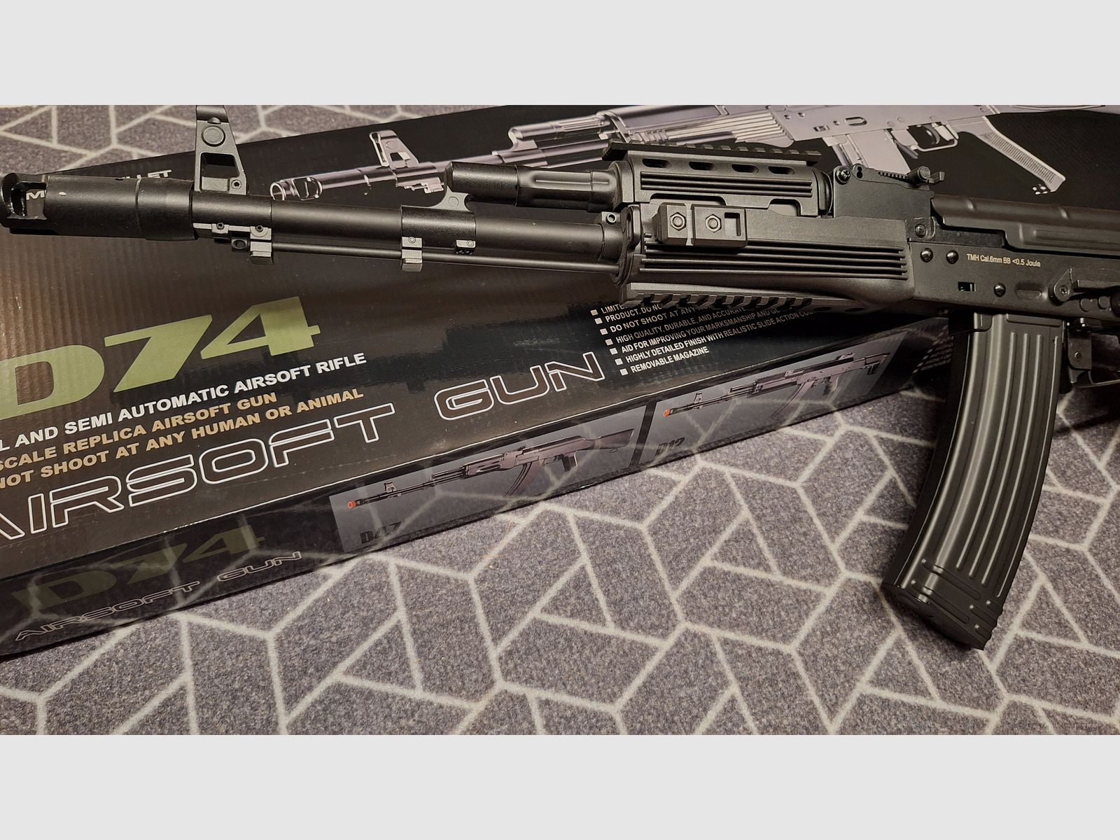 AK74 D74 Airsoft AEG 6mm BB - NEU!