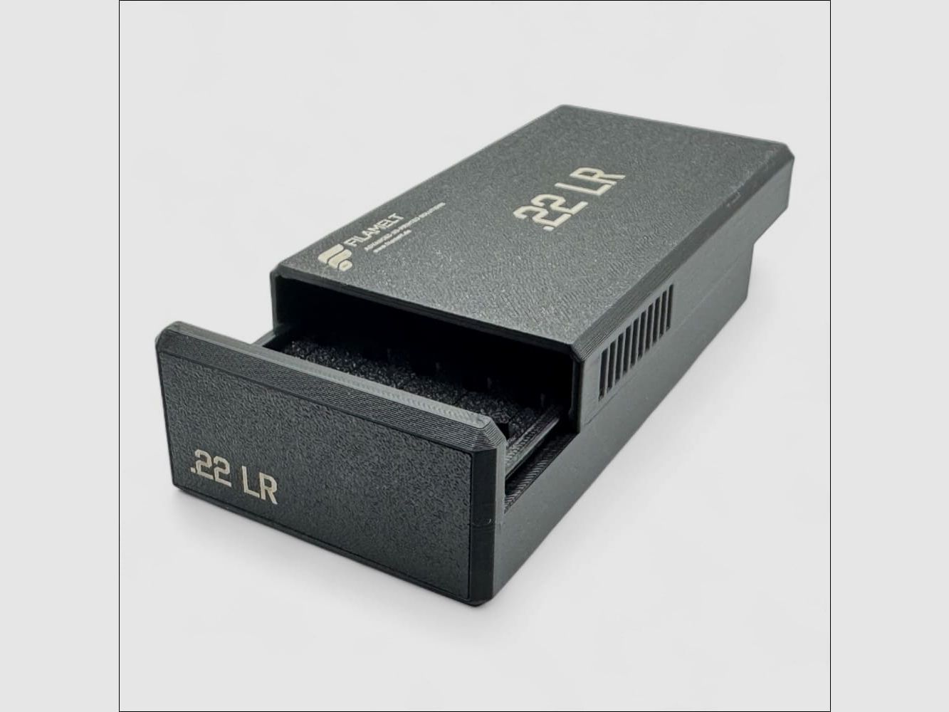 Filamelt Munitionsbox / .22 LR / .22 LFB / ‘Schiebedeckel’ / Patronenbox, Ammo Box